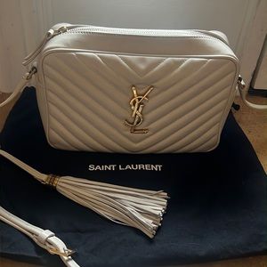 Saint Laurent camera bag beige color
